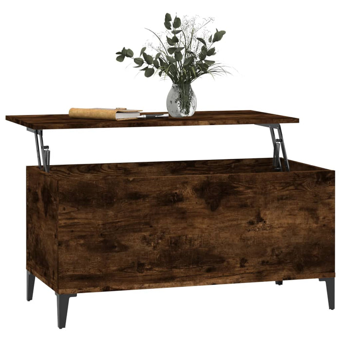 Couchtisch Räuchereiche 90x44,5x45 cm Holzwerkstoff