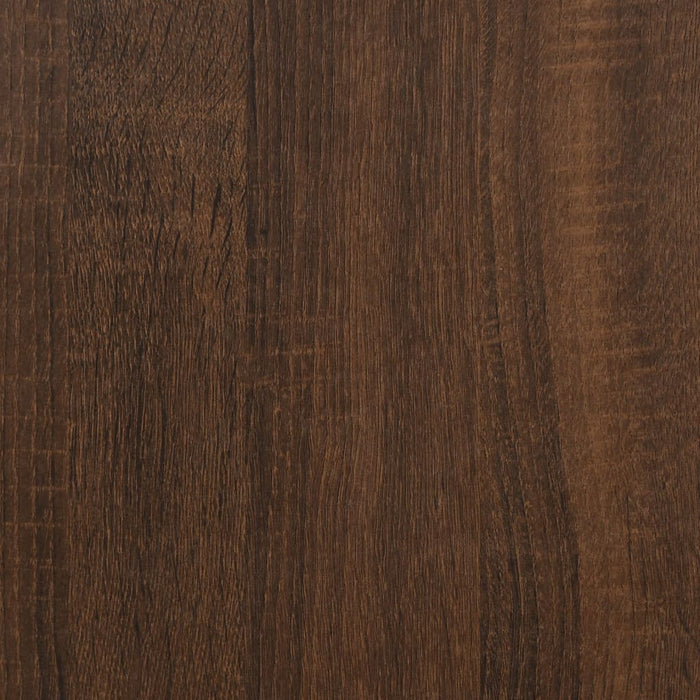 TV-Schrank Braun Eichen-Optik 102x44,5x50 cm Holzwerkstoff
