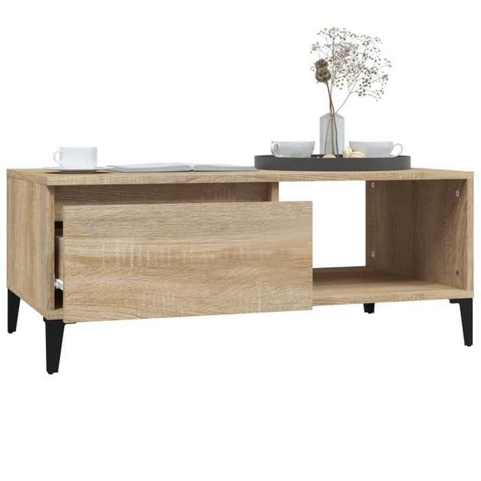 Couchtisch Sonoma-Eiche 90x50x36,5 cm Holzwerkstoff