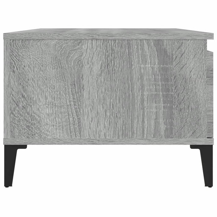 Coffee table gray Sonoma 90x50x36.5 cm made of wood