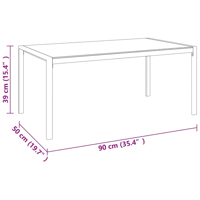 4-tlg. Garten-Lounge-Set mit Kissen Schwarz Stahl