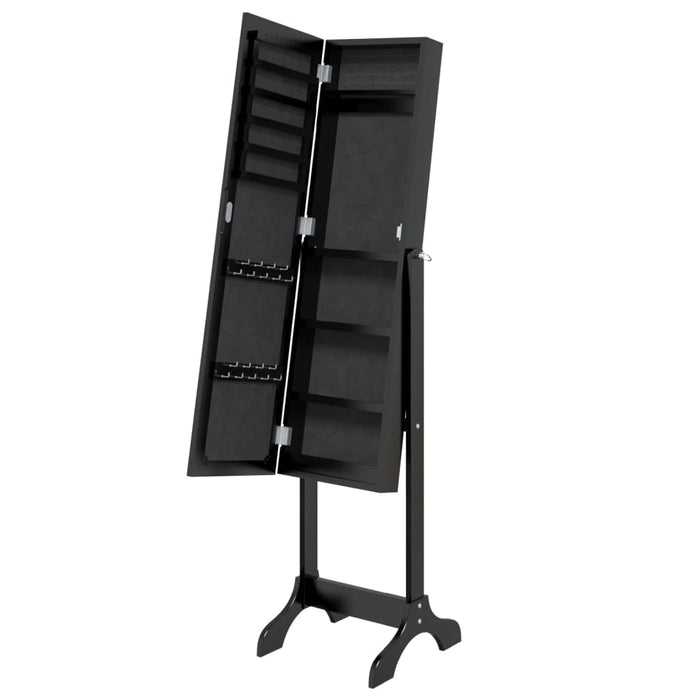 Standspiegel Schwarz 34x37x146 cm