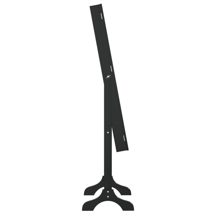 Standspiegel Schwarz 34x37x146 cm