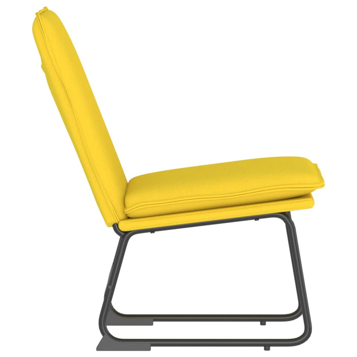 Loungesessel Hellgelb 52x75x76 cm Stoff