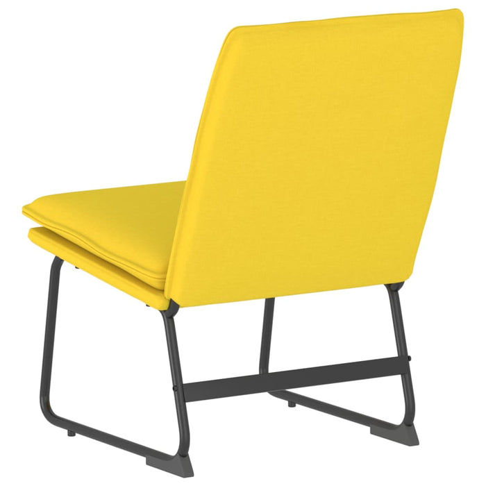 Loungesessel Hellgelb 52x75x76 cm Stoff