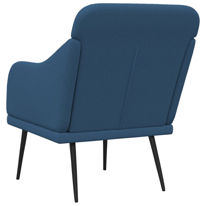 Sessel Blau 63x76x80 cm Stoff