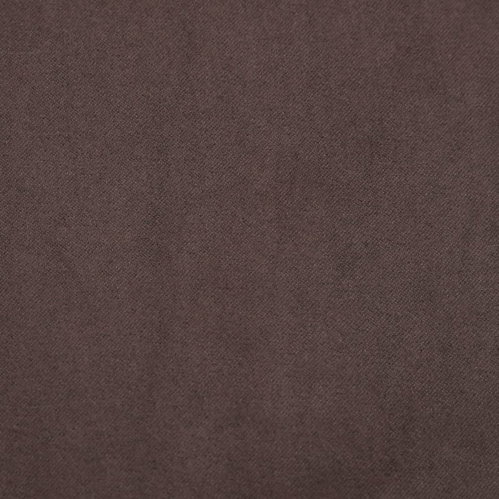 Schaukelsessel mit Hocker Gleitend Braun Stoff