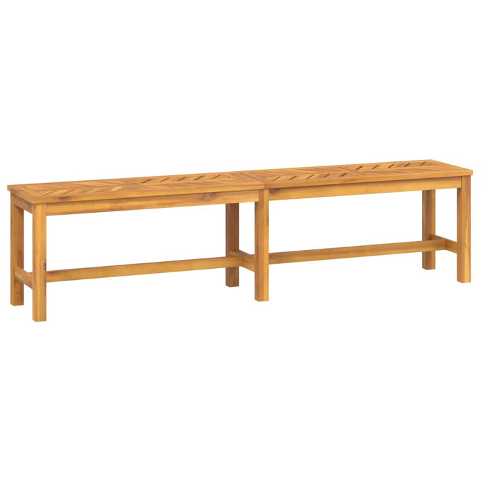 Garden bench 180 cm solid acacia wood