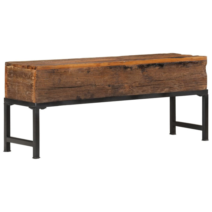 Bench 110 cm old solid wood
