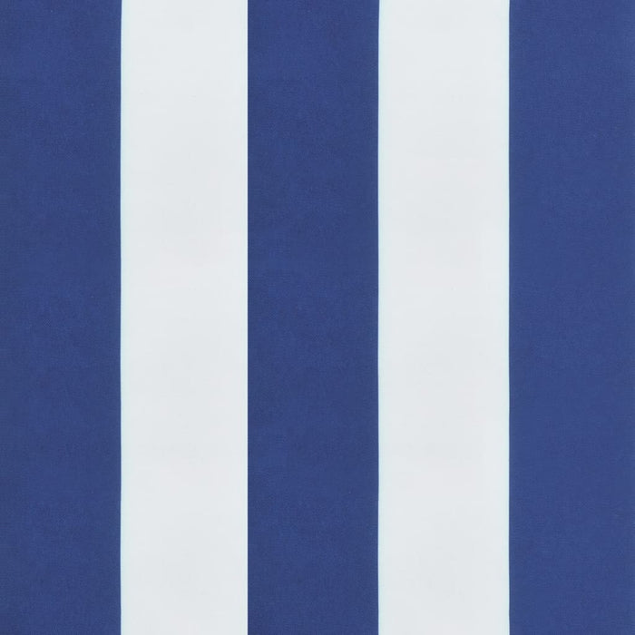 Niedriglehner-Auflagen 6 Stk. Blau & Weiß Gestreift Stoff