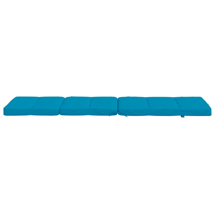 Liegestuhl-Auflagen 2 Stk. Hellblau Oxford-Gewebe