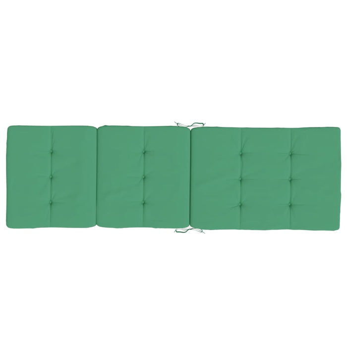 Deck chair cushions 2 pieces. Green Oxford fabric