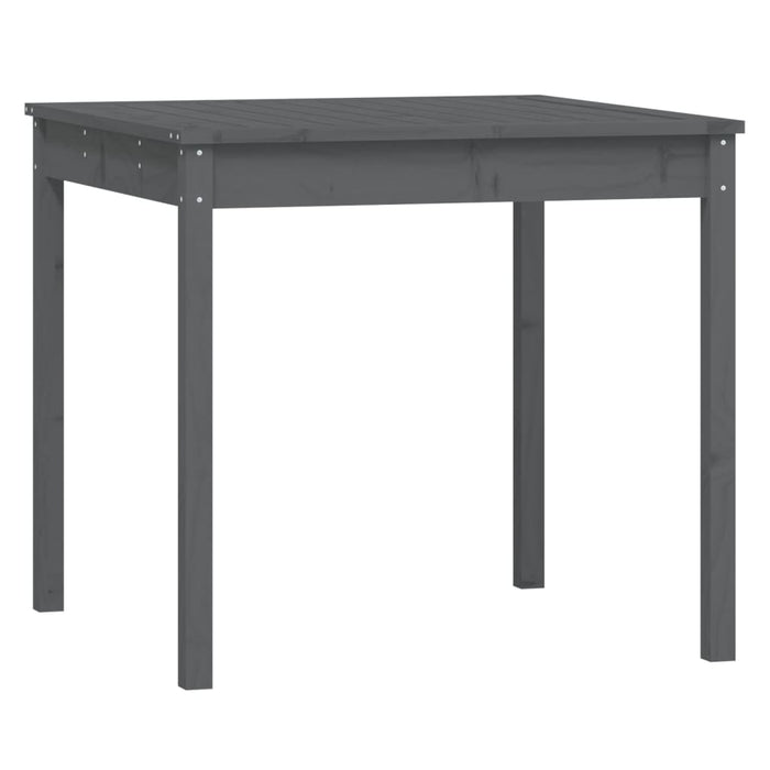 3-tlg. Garten-Bistro-Set Grau Massivholz Kiefer