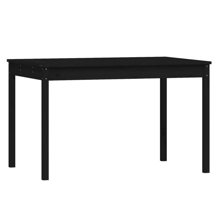 5-tlg. Garten-Essgruppe Schwarz Massivholz Kiefer