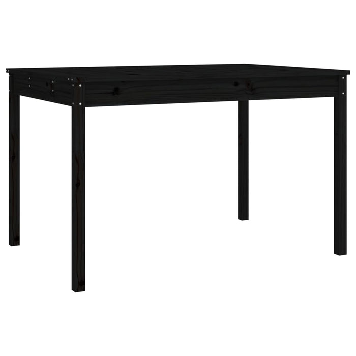 4-tlg. Garten-Essgruppe Schwarz Massivholz Kiefer