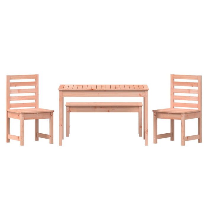 4-tlg. Garten-Essgruppe Massivholz Douglasie