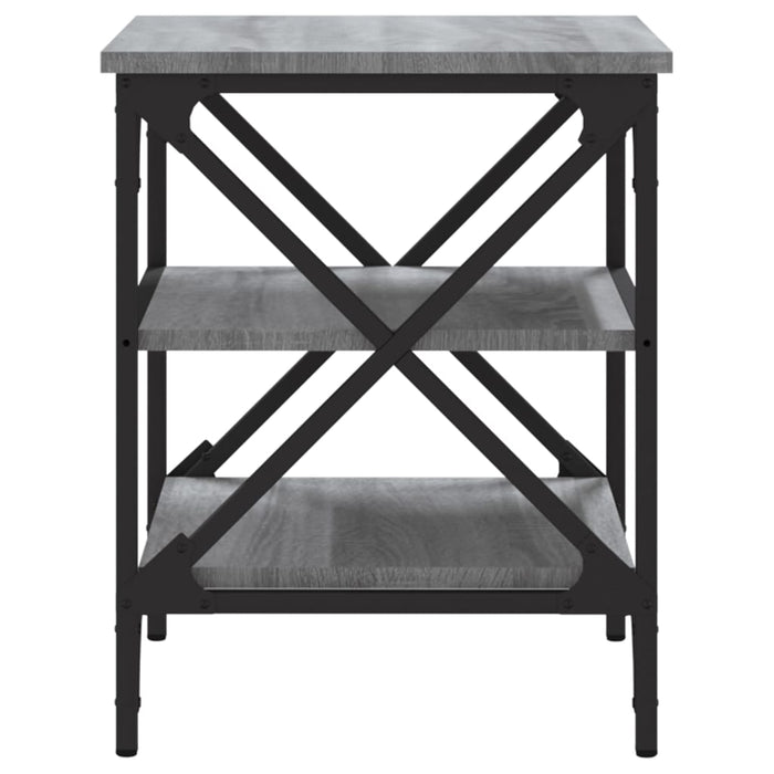 Side tables 2 pcs. Gray Sonoma 40x42x50 cm made of wood