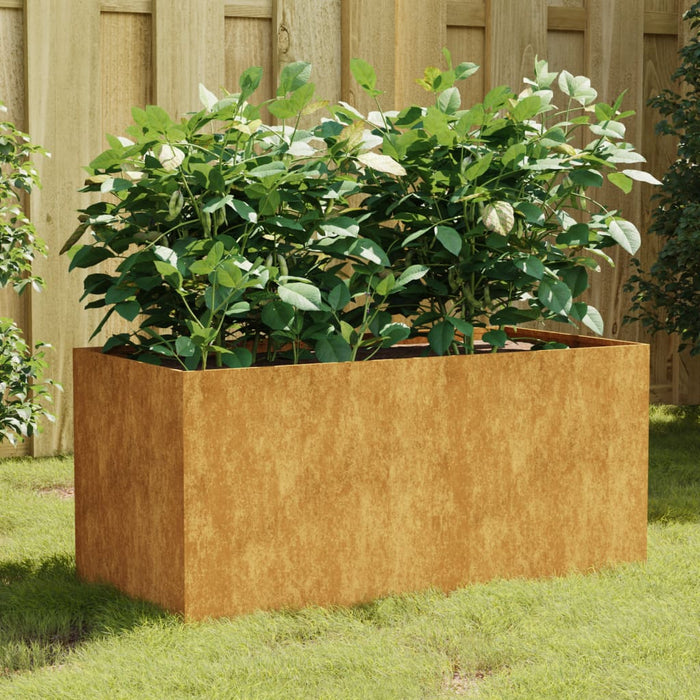 Plant pot 80x40x40 cm Corten steel