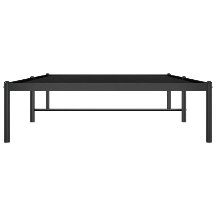 Bettgestell Metall Schwarz 100x190 cm