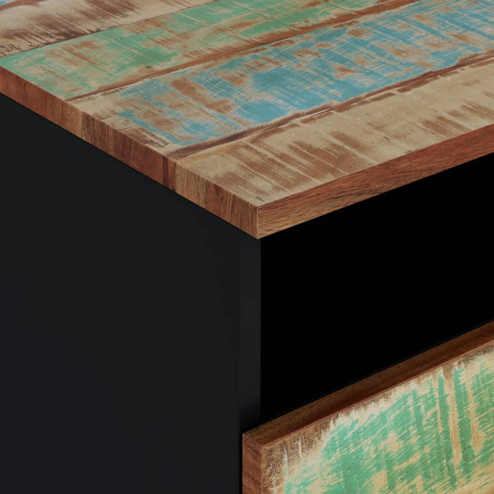 Coffee table 80x54x40 cm reclaimed solid wood &amp; wood-based material
