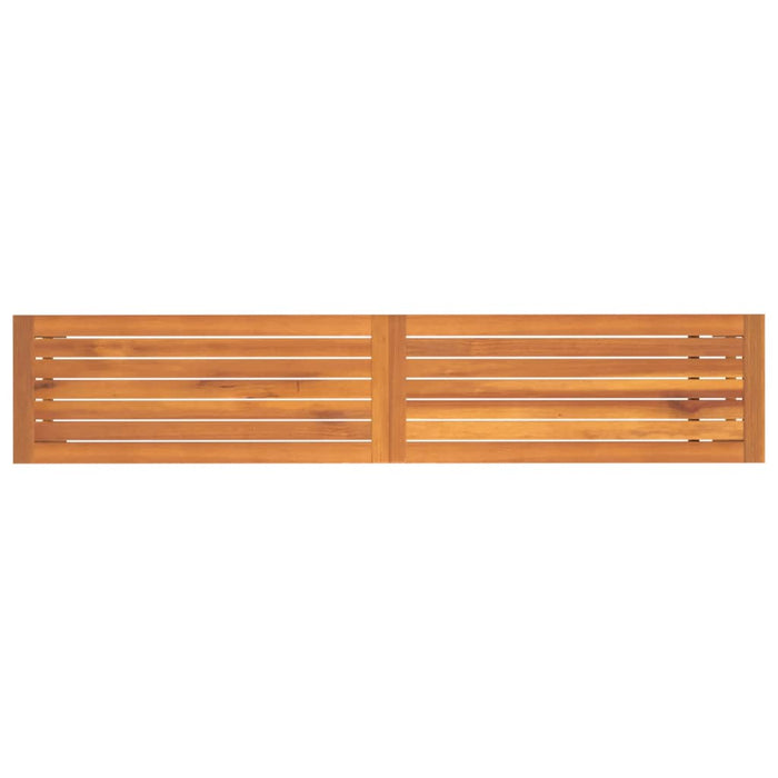 Gartenbank 180x35x45 cm Massivholz Akazie