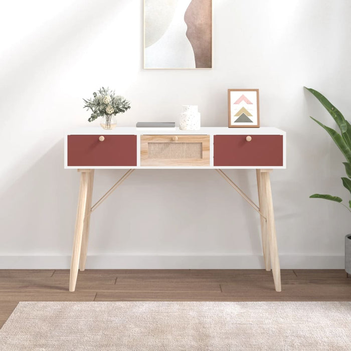 Konsolentisch mit Schubladen 105x30x75 cm Holzwerkstoff