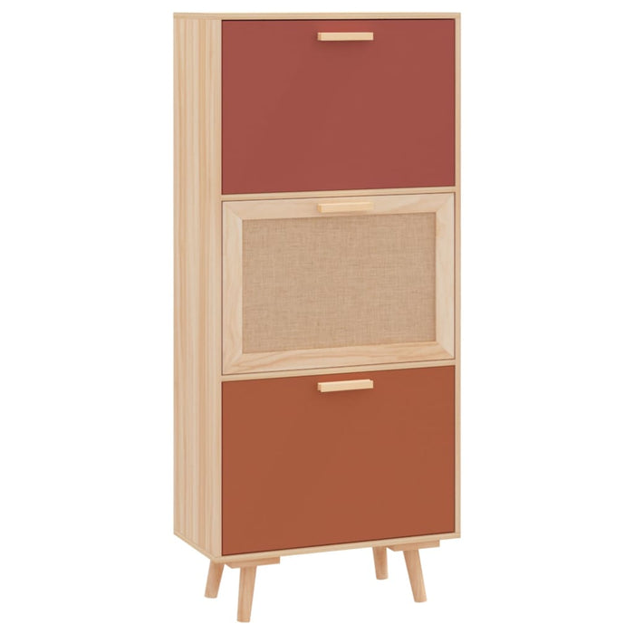 Schuhschrank 52x25x120 cm Holzwerkstoff