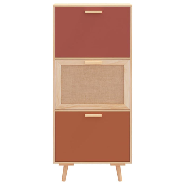 Schuhschrank 52x25x120 cm Holzwerkstoff