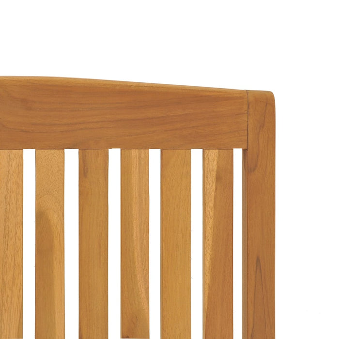 Garden chairs 4 pieces. Adjustable solid teak wood