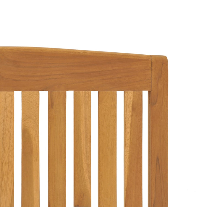 Garden chairs 6 pieces. Adjustable solid teak wood