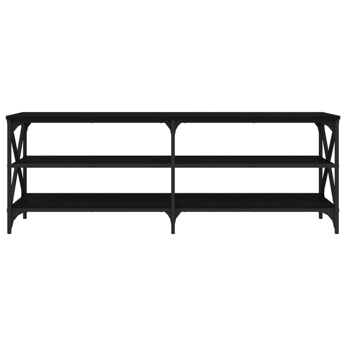 TV-Schrank Schwarz 140x40x50 cm Holzwerkstoff