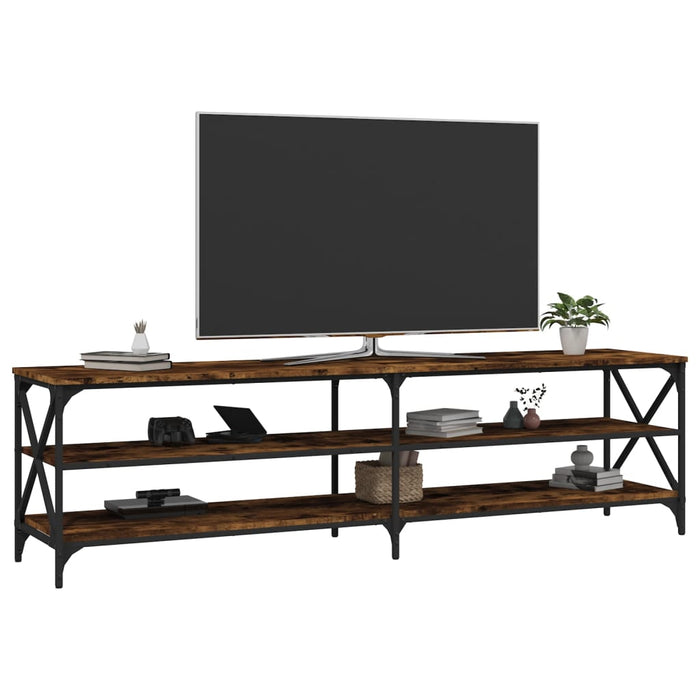 TV-Schrank Räuchereiche 180x40x50 cm Holzwerkstoff