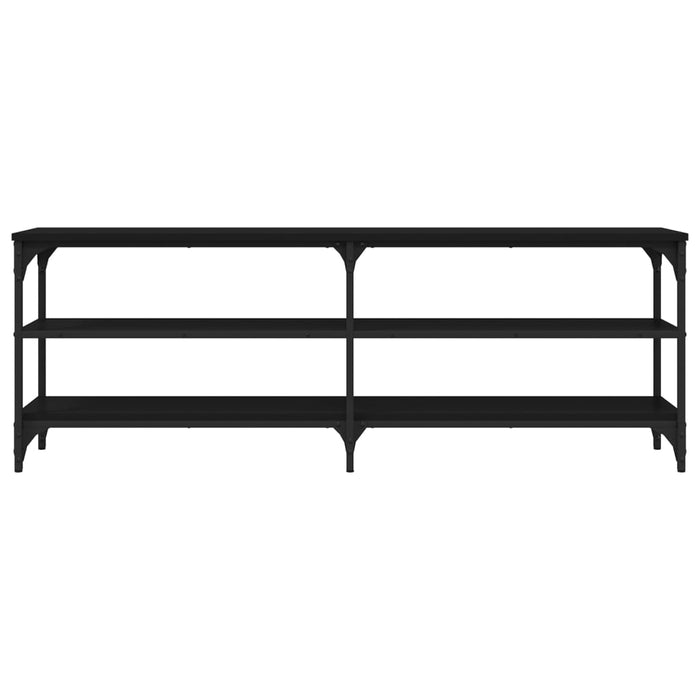 TV-Schrank Schwarz 140x30x50 cm Holzwerkstoff