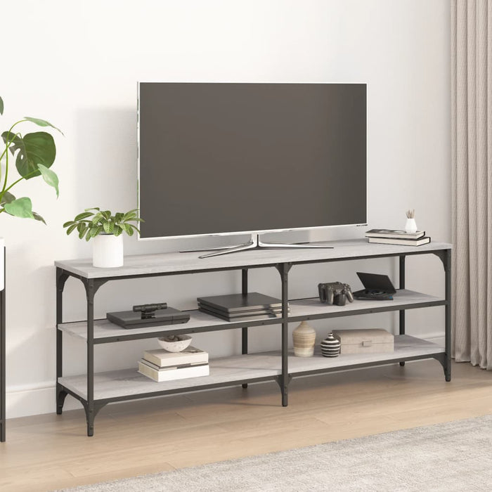 TV-Schrank Grau Sonoma 140x30x50 cm Holzwerkstoff