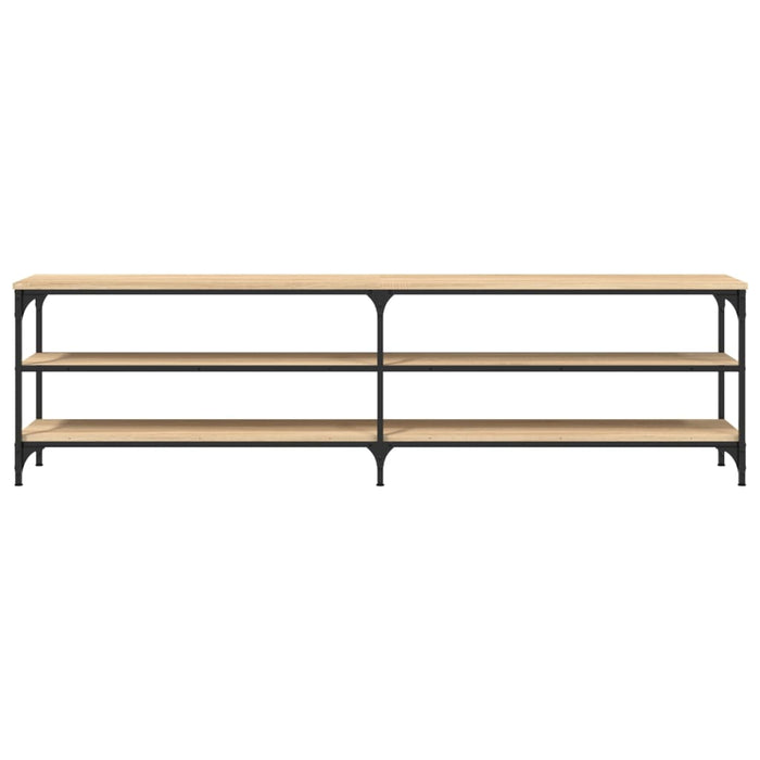 TV-Schrank Sonoma-Eiche 180x30x50 cm Holzwerkstoff und Metall