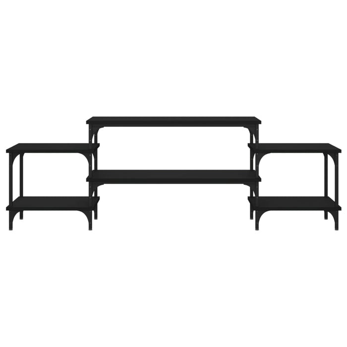 TV-Schrank Schwarz 157x35x52 cm Holzwerkstoff