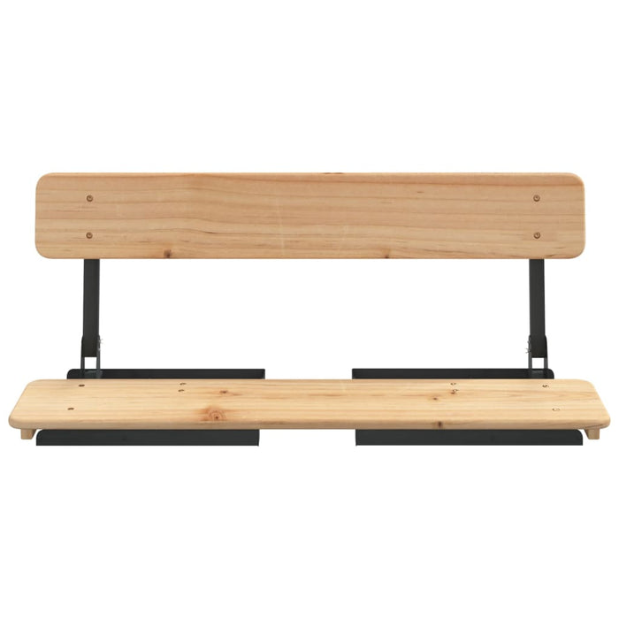 3-tlg. Biertisch-Set Klappbar Massivholz Tanne