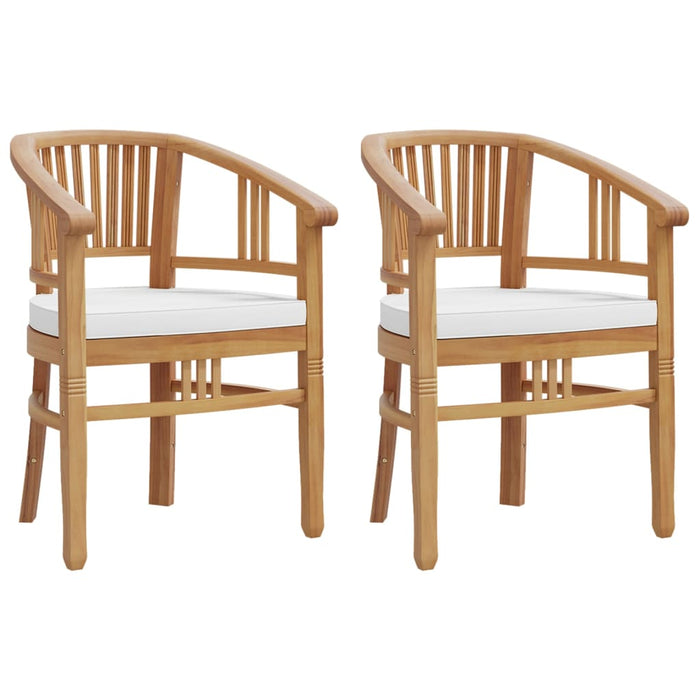 3-tlg. Garten-Essgruppe Massivholz Teak