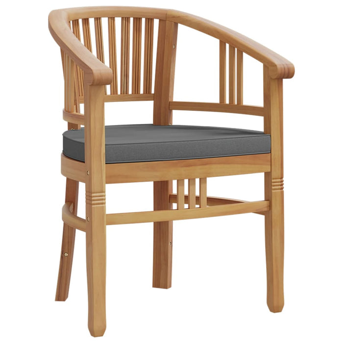 3-tlg. Garten-Essgruppe Massivholz Teak