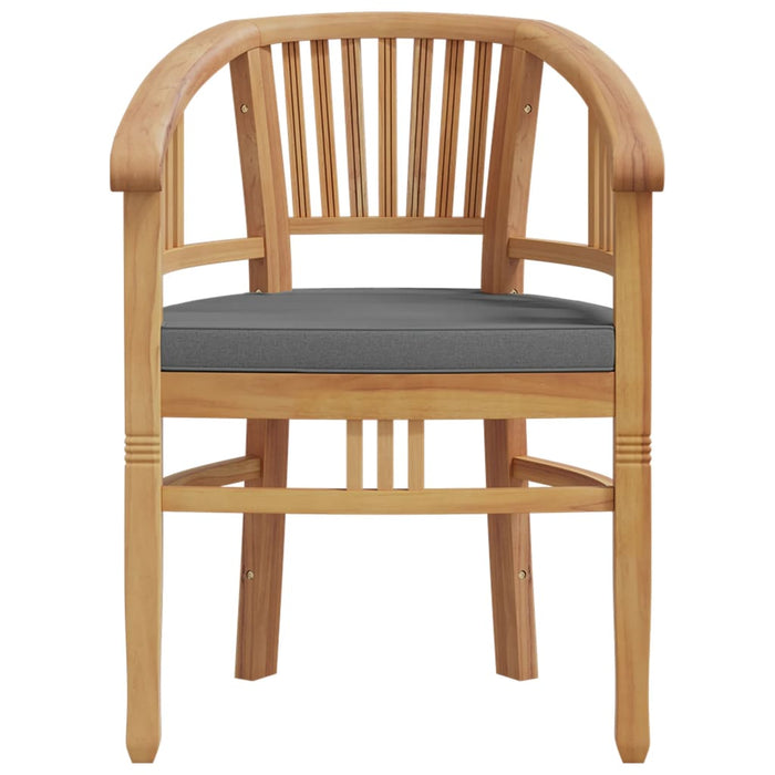 3-tlg. Garten-Essgruppe Massivholz Teak