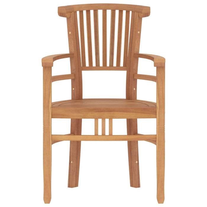 9-tlg. Garten-Essgruppe Massivholz Teak