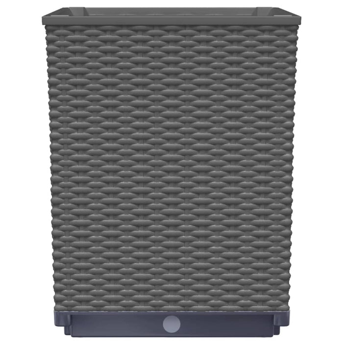 Pflanzgefäße 4 Stk. Schwarz 30x30x37 cm Polypropylen