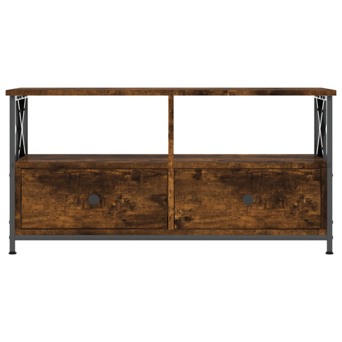 TV cabinet Sonoma oak 90x33x45 cm wood material &amp; iron