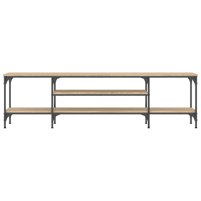 TV-Schrank Sonoma-Eiche 161x35x45 cm Holzwerkstoff & Eisen