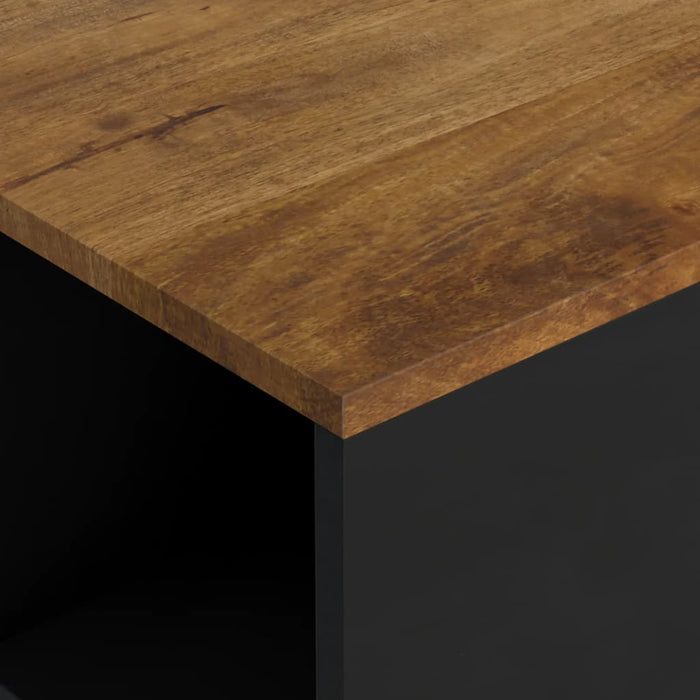 Coffee table 60x50x35 cm solid mango wood