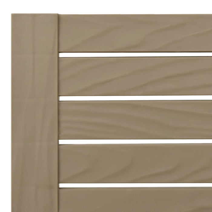 Sonnenliegen 2 Stk. Hellbraun 155x58x83 cm Polypropylen