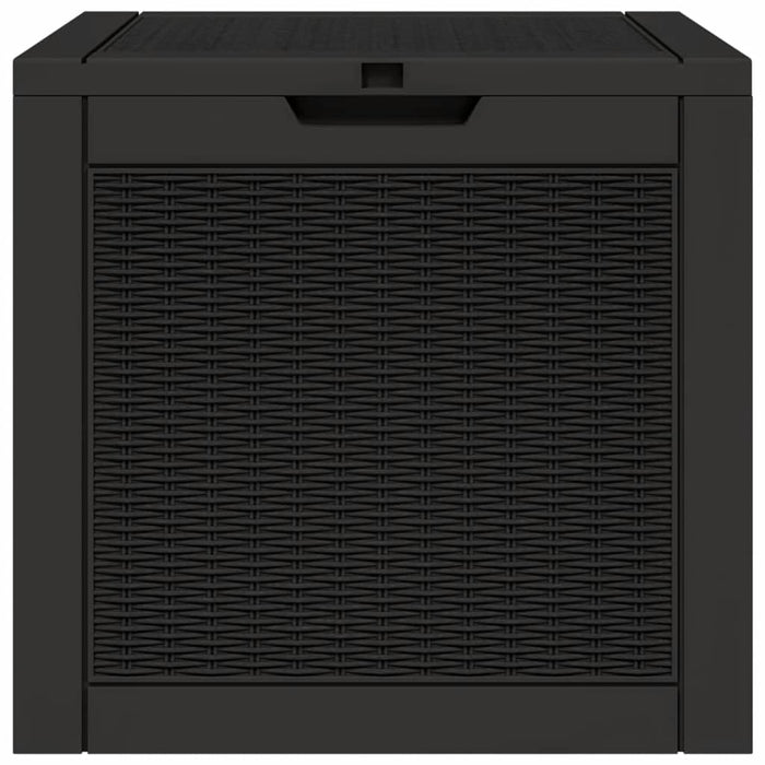 Gartenbox Schwarz 55,5x43x53 cm Polypropylen