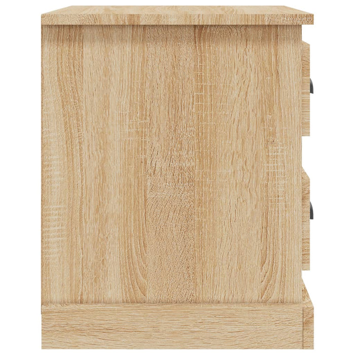 Nachttische 2 Stk. Sonoma-Eiche 39x39x47,5 cm Holzwerkstoff
