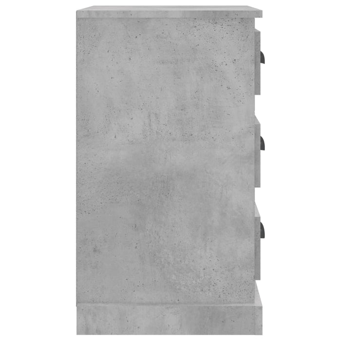 Nachttisch Betongrau 39x39x67 cm Holzwerkstoff