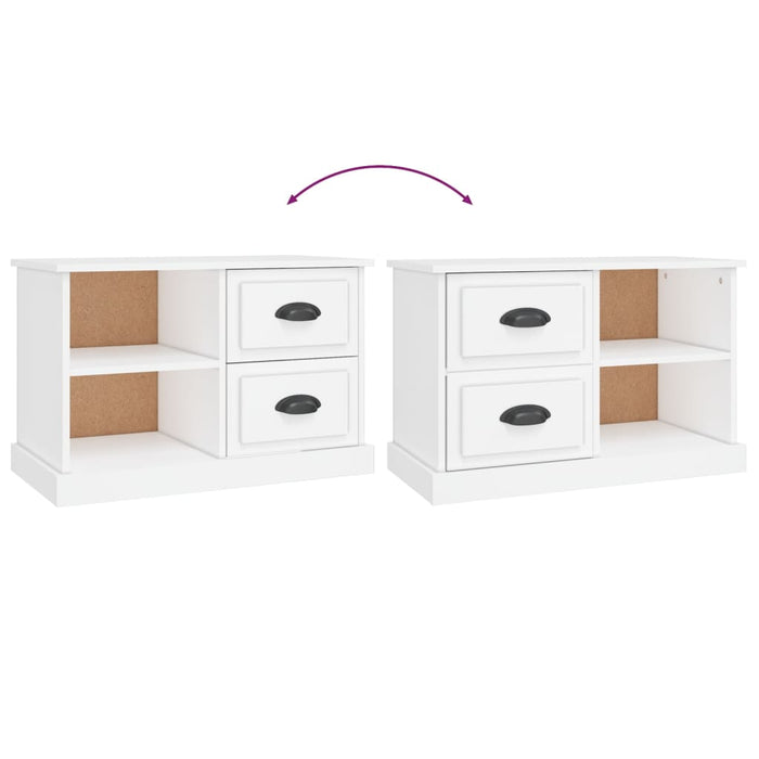 TV-Schrank Weiß 73x35,5x47,5 cm Holzwerkstoff